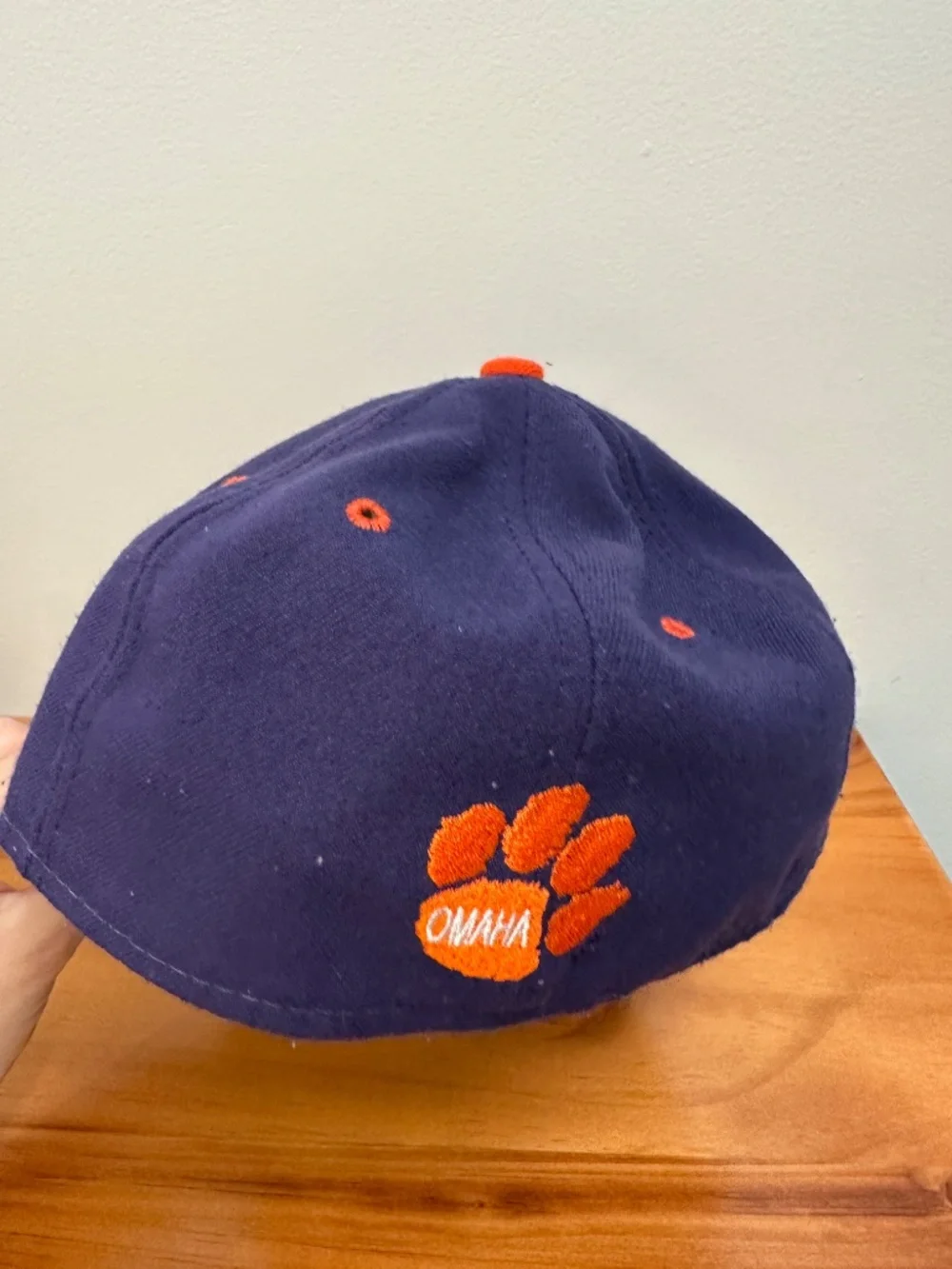 Clemson Tigers Omaha Baseball Hat Cap Purple and Orange